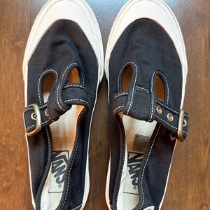 Vans Mary Jane Style Black Canvas Sneakers (Women’s 6.5 / Men’s 5)